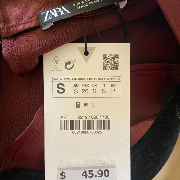 Zara Satin Effect Dress - Picture 4 of 7